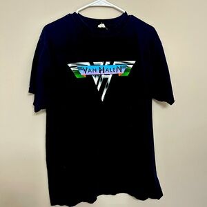 Van Halen Rock n’ Roll T-shirt Eddie Van Halen Guitar